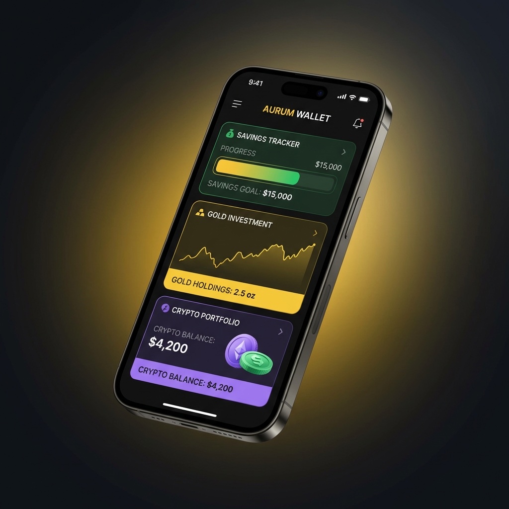 Ứng dụng quản lý ví và đầu tư - Theo dõi tiết kiệm, vàng, crypto